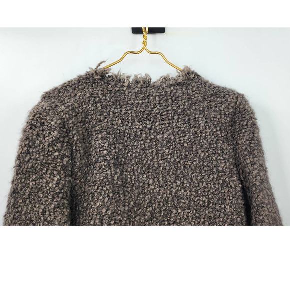 IRO Campbell Open-front Bouclé Cardigan Wool Mohair Blend Size 40 Large - Picture 10 of 15